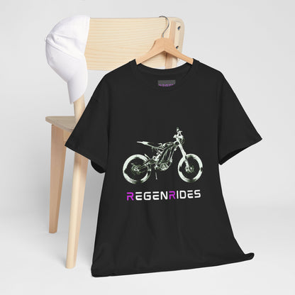 Unisex Heavy Cotton Tee - RegenRides Surron Sketch Graphic tee
