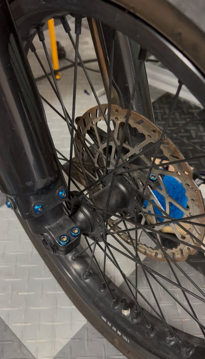 Titanium Fork Pinch Bolts (set of 4) all emoto