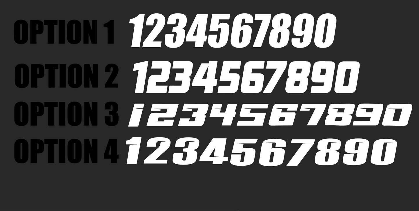 Custom ODI Plate Decal