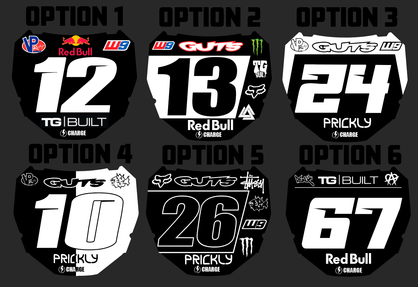Custom ODI Plate Decal