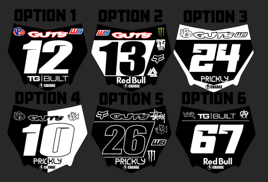 Custom MotoCutz Plate Decal